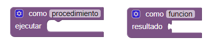 Procedimientos y funciones